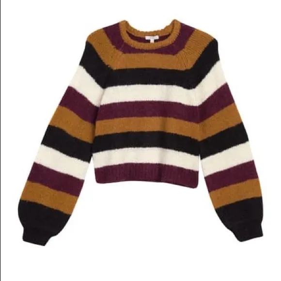 NWT JOIE Izzie striped knitted sweater Wool Alpaca