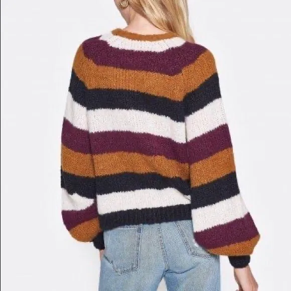 NWT JOIE Izzie striped knitted sweater Wool Alpaca