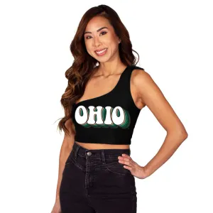 Ohio Bobcats One Shoulder Top