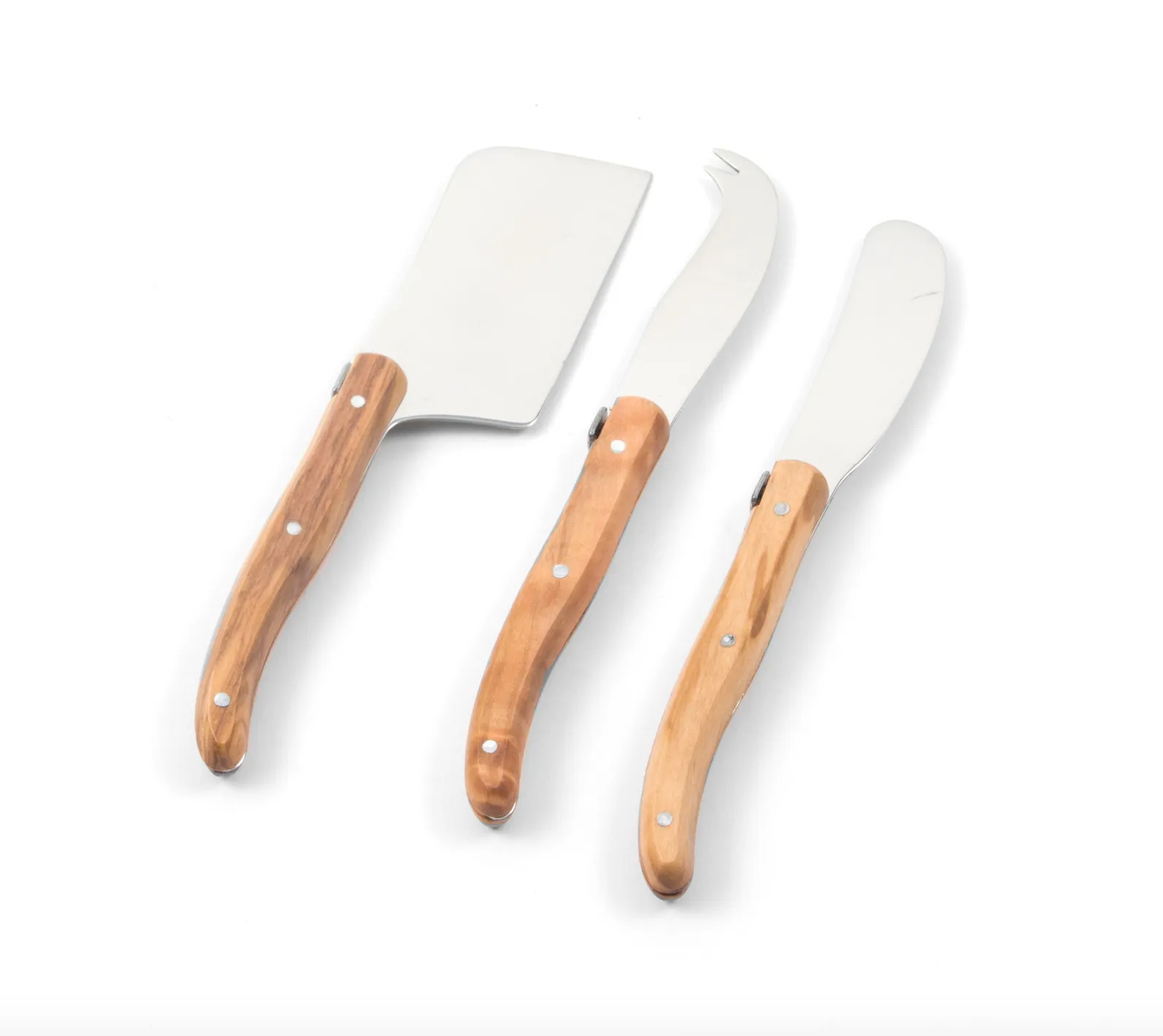 Olive Wood Cheese Set