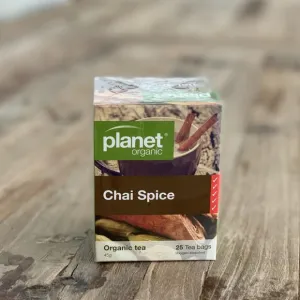ORGANIC TEA BAGS CHAI SPICE 45G