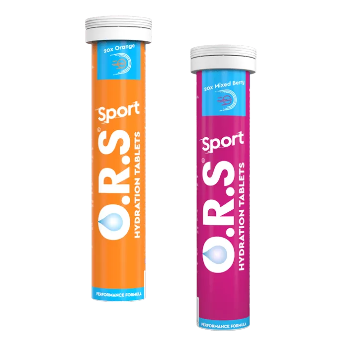 O.R.S Sport Hydration Tablets Tube of 20 (BOX OF 6)