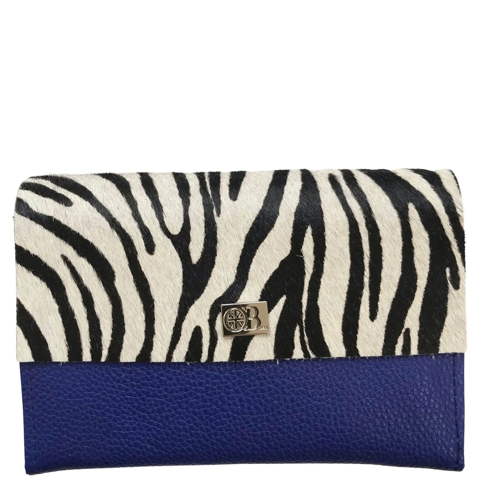 Owen Barry Small Vermont Leather Purse - Zebra Malibu