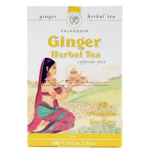 Palanquin Ginger Herbal Tea Bags (Caffeine Free)