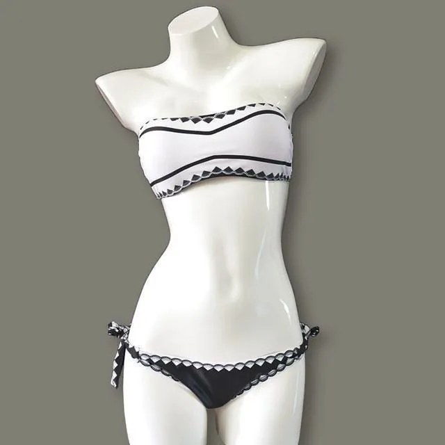 Patterned Bikini Set