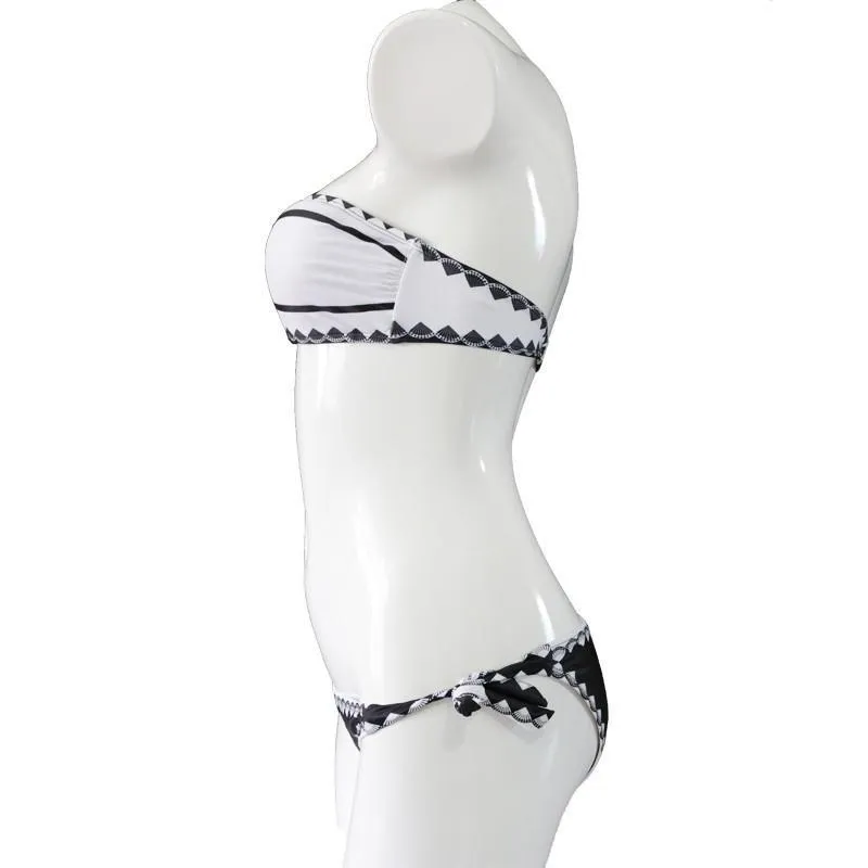 Patterned Bikini Set