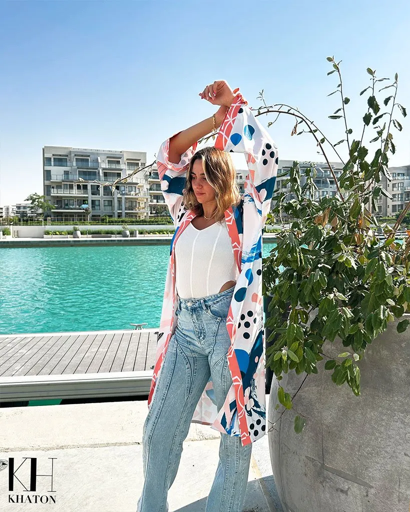 Patterned cardigan