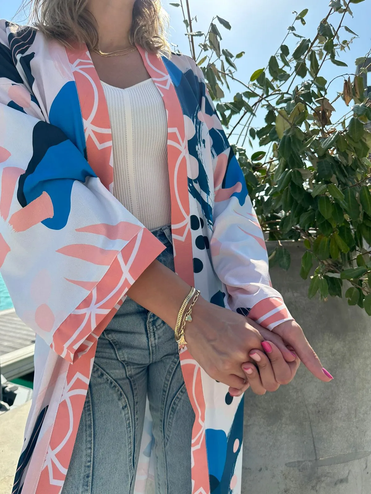Patterned cardigan