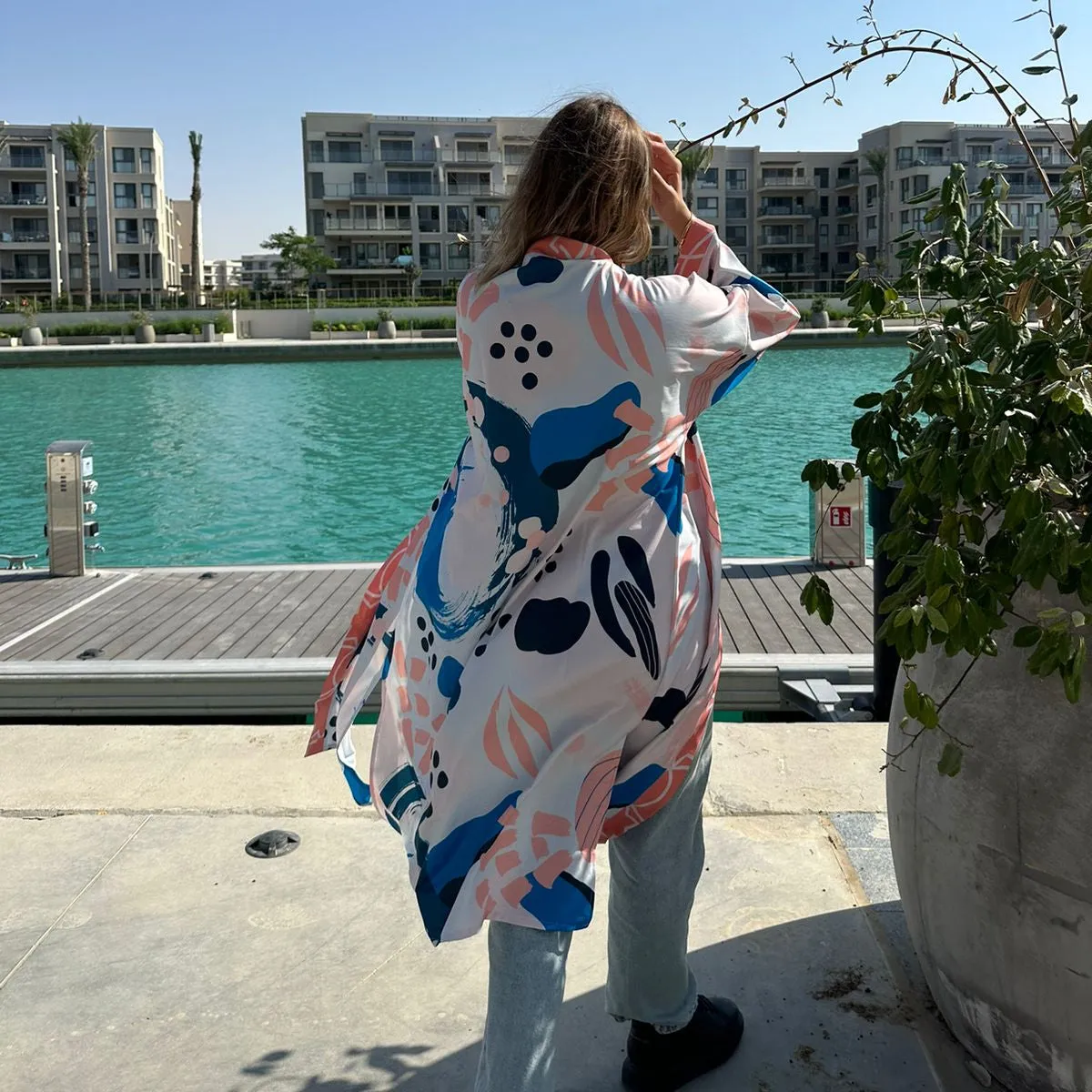 Patterned cardigan