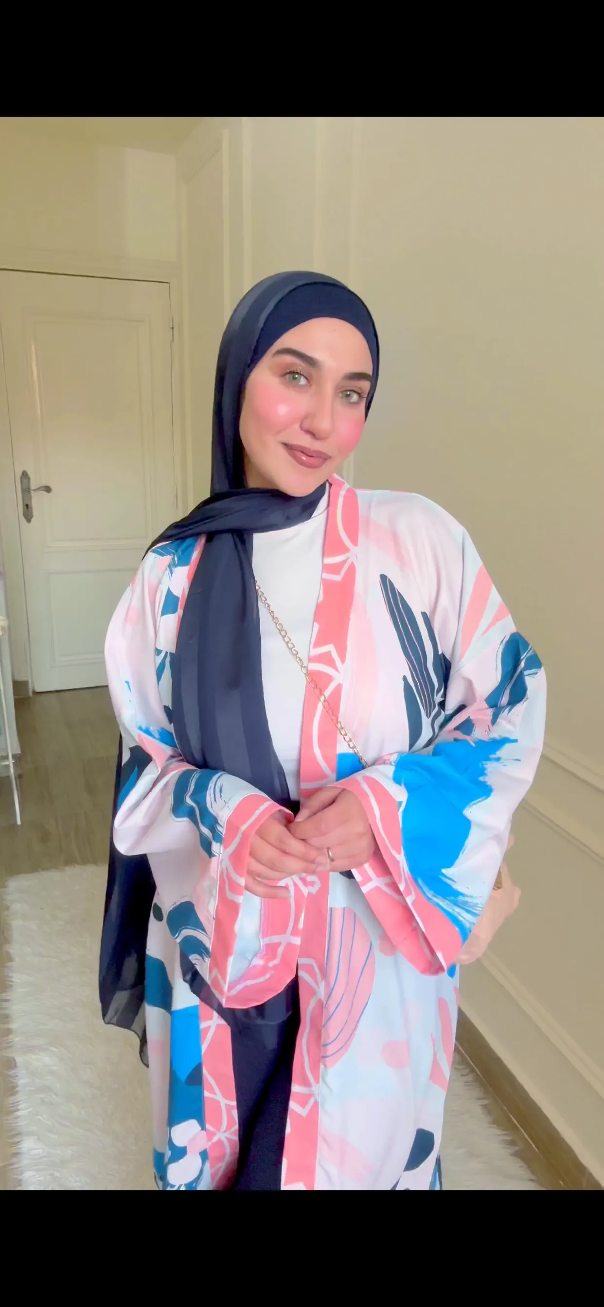 Patterned cardigan