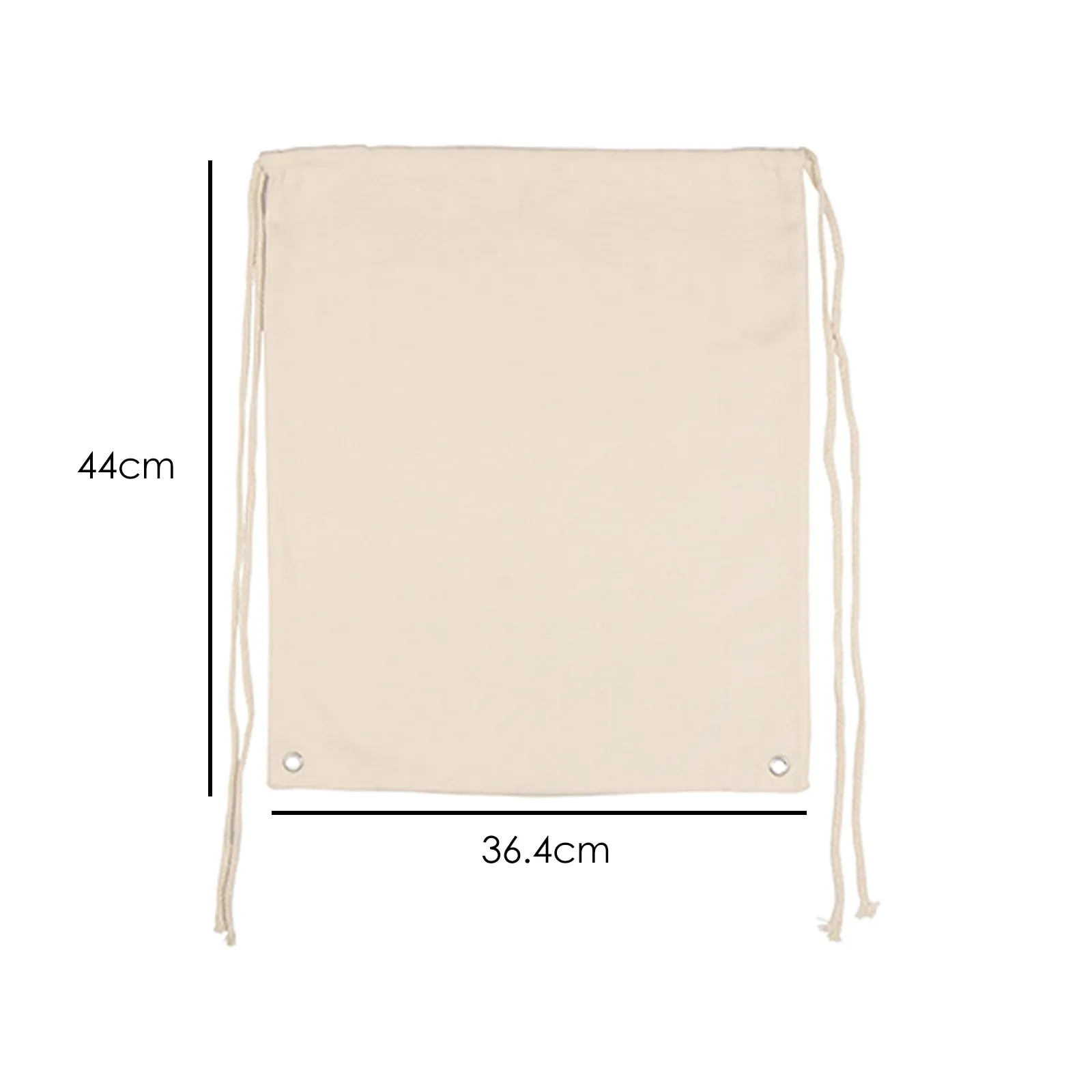 Personalised Canvas Drawstring Backpack with Giraffe Blue Ice creams and Cute Text