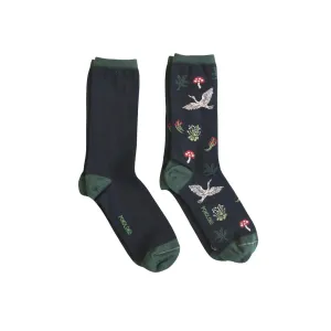 Pima Cotton Socks Patterned 2 Pack