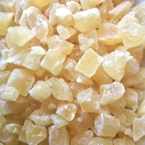Pineapple, Low Sugar No Sulfur, Dried, Diced