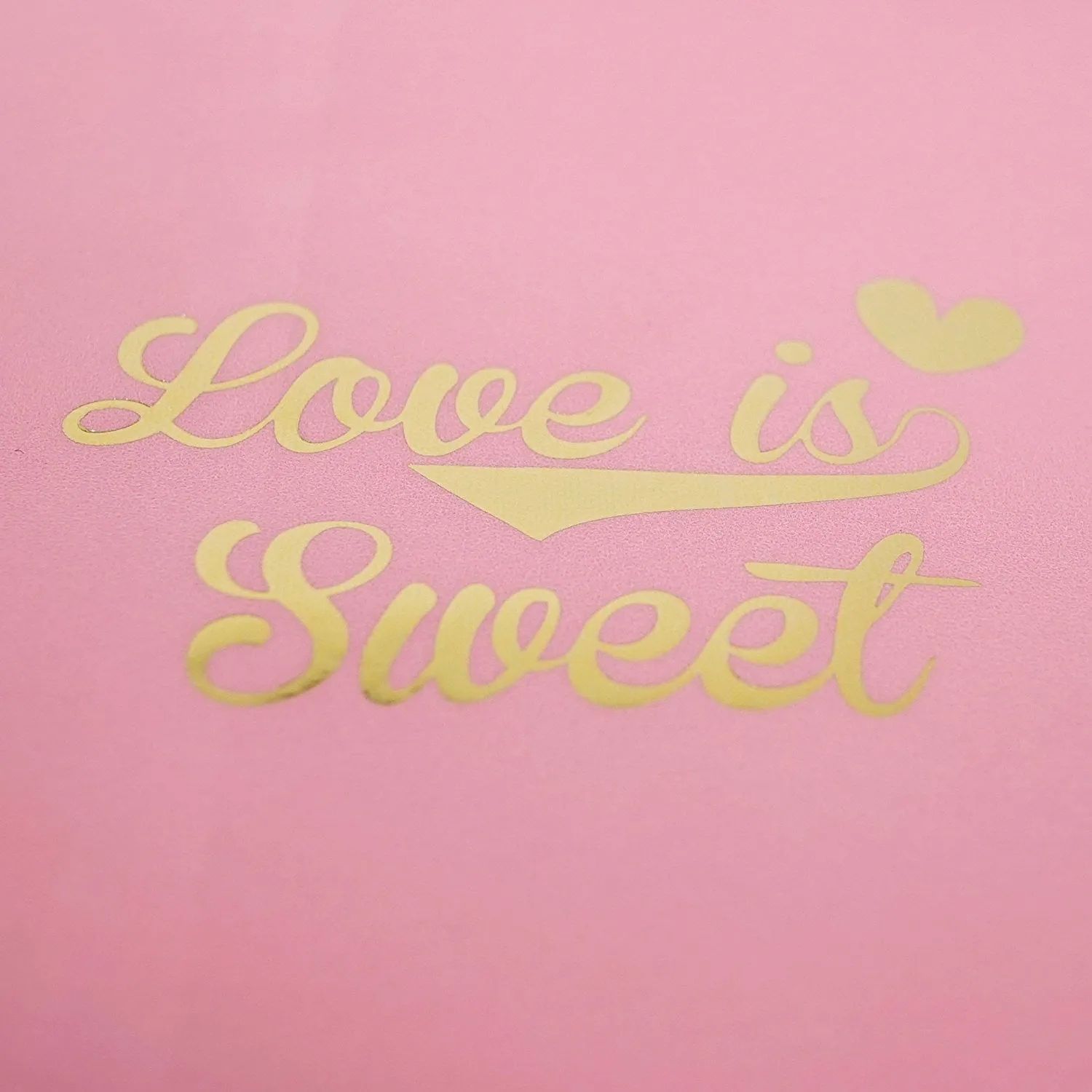 Pink and Gold Love is Sweet Paper Treat Favor Bags 5x7 Gift Bags - 48 count