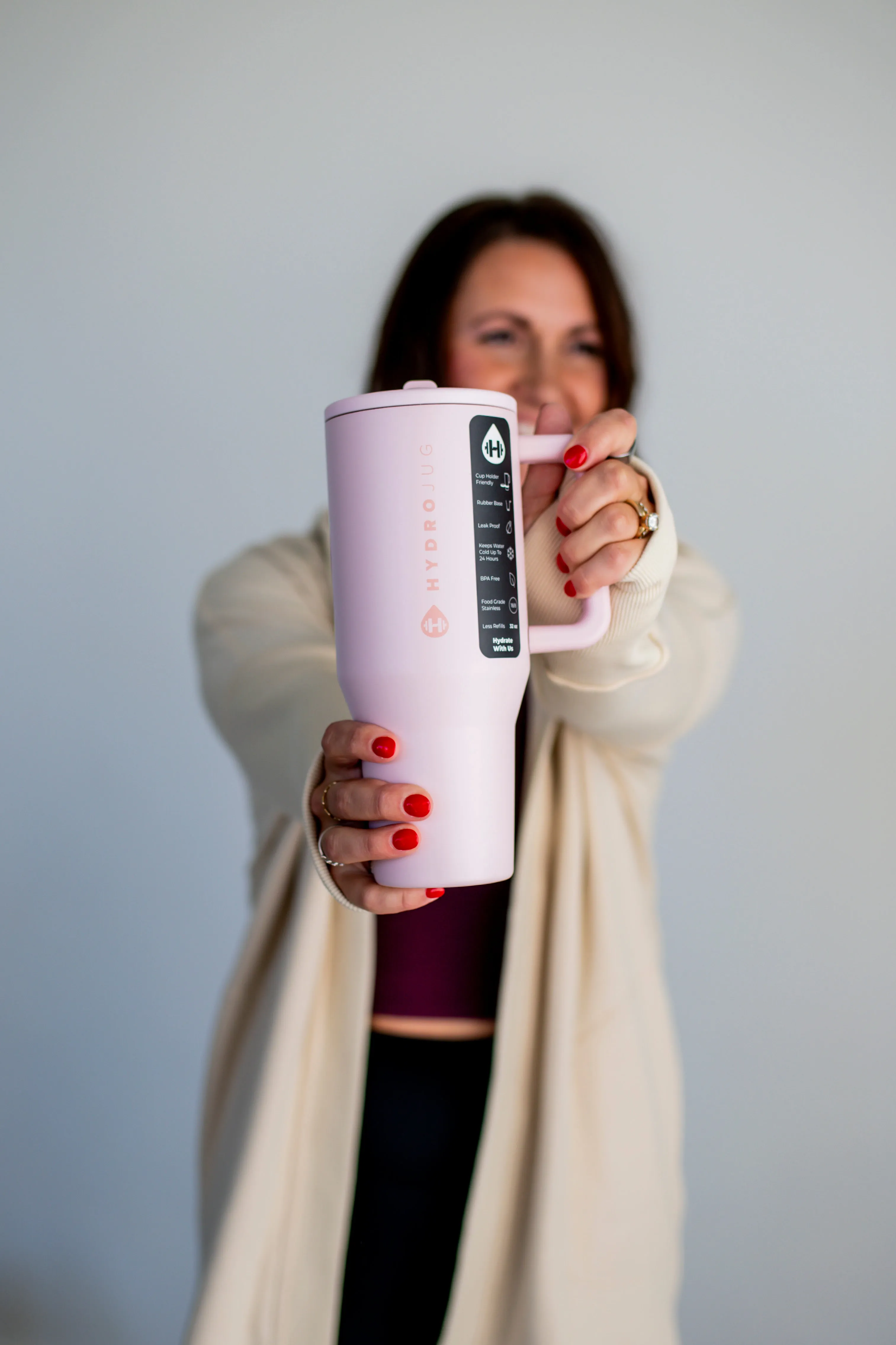 Pink Sand 32 oz HydroJug Traveler