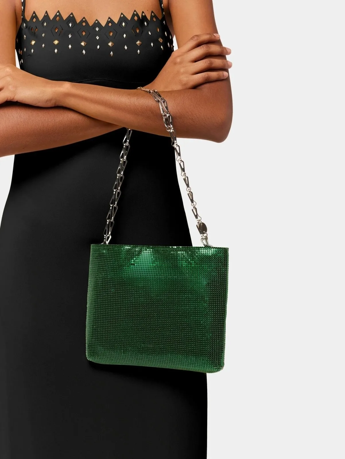 Pixel Emerald Shoulder Bag