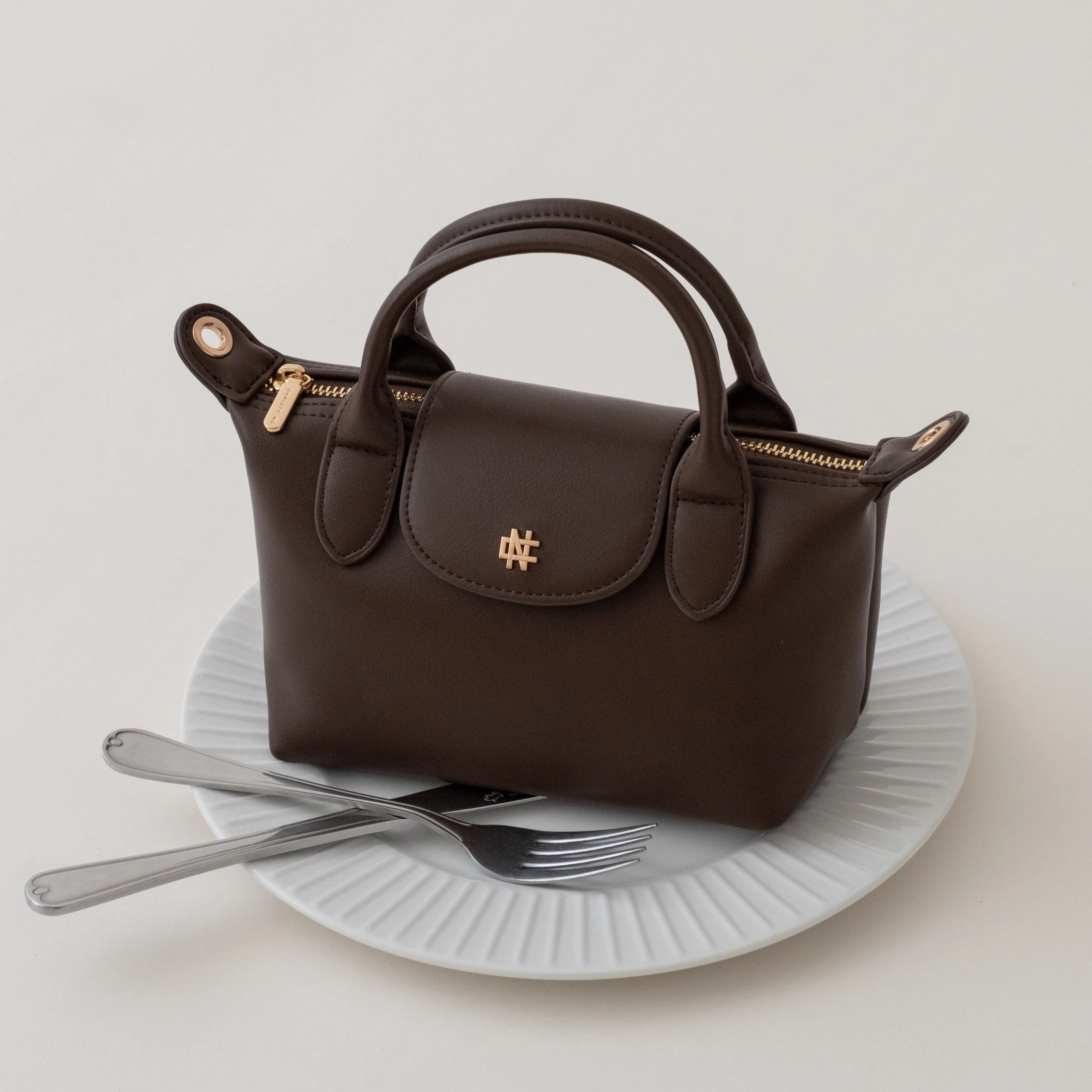 Poppy Mini Vegan Leather Tote Bag