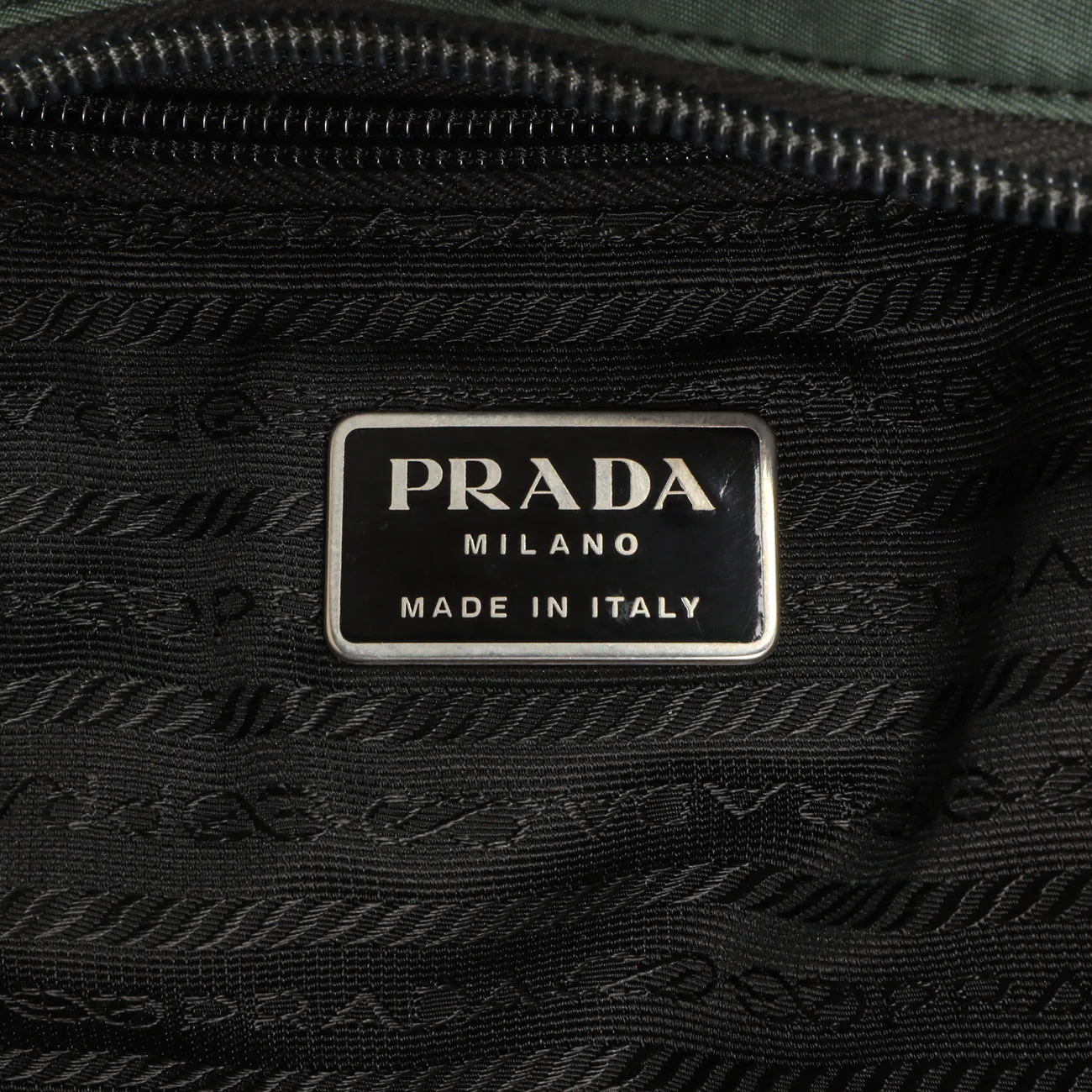 Prada Green Tessuto Nylon City Tote