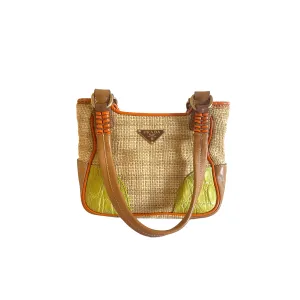 Prada Jute Multicolor Mini Bag