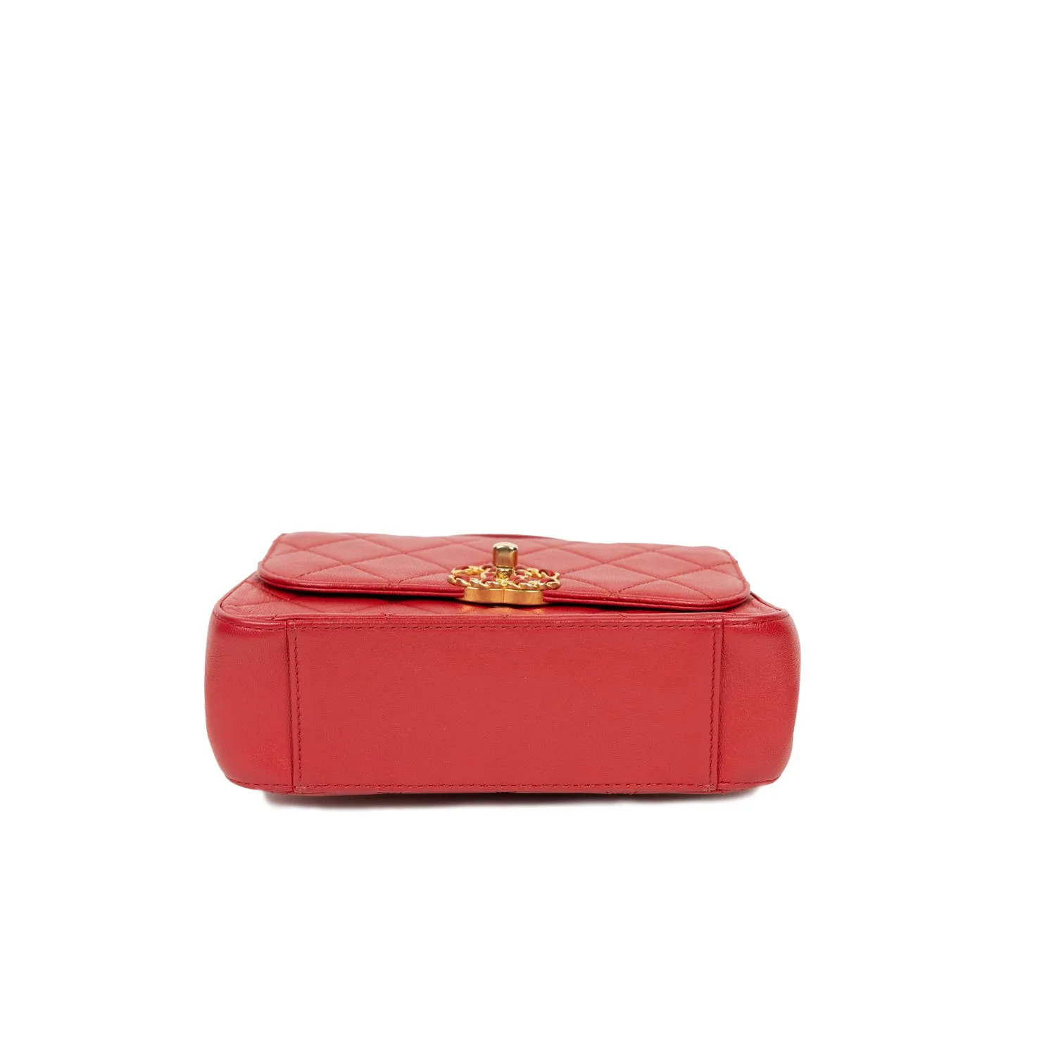 Pre-Owned Chanel Small Chain Infinity Top Handle Bag