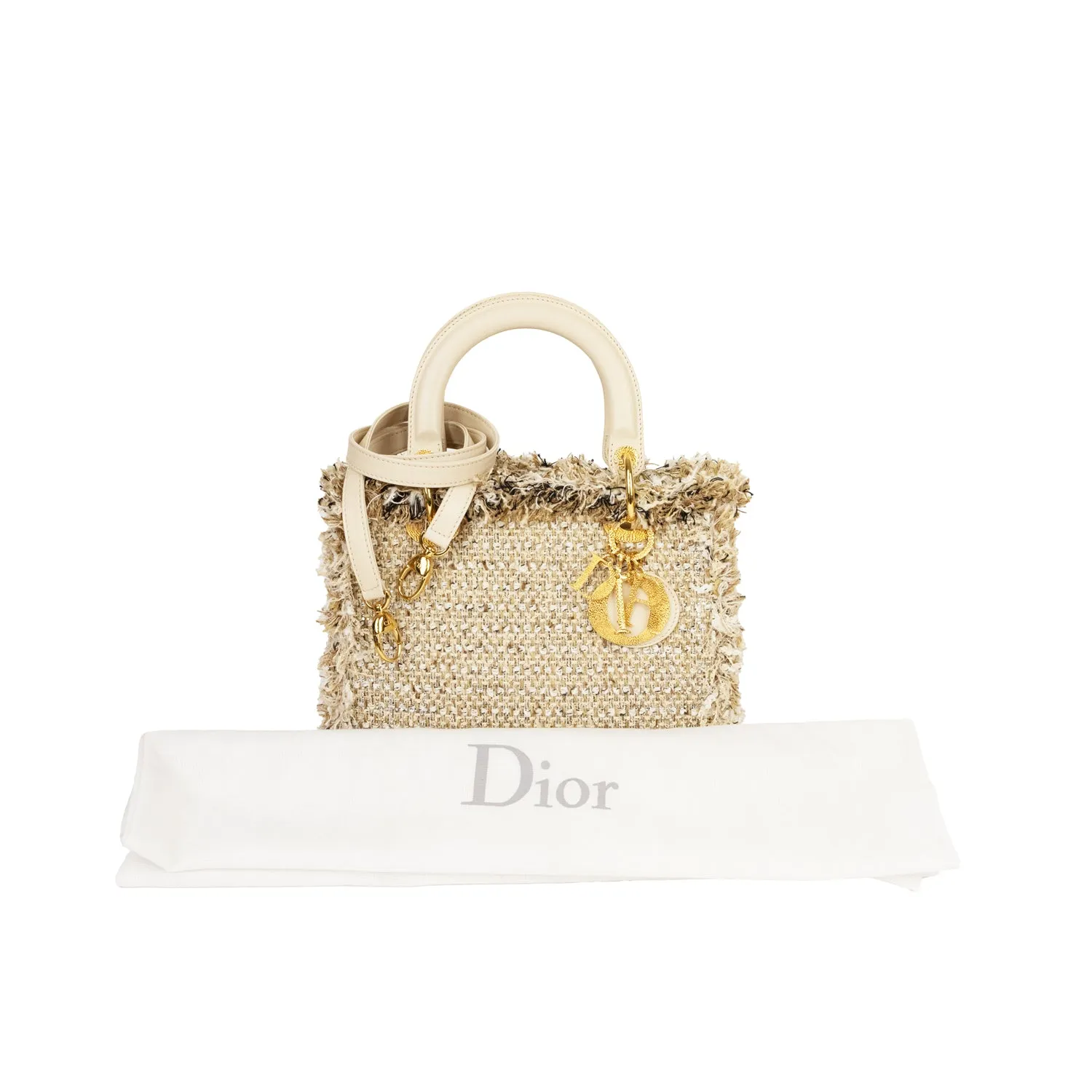 Pre-Owned Christian Dior Special Edititon Medium Lady Dior