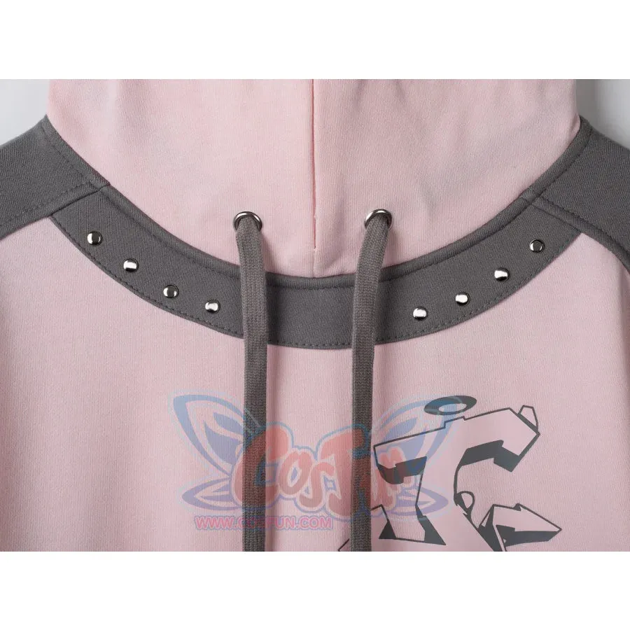 【PRE-SALE】COSFUN Original Dreamy Melody Pink Cosplay Full Zip Hoodie A00007
