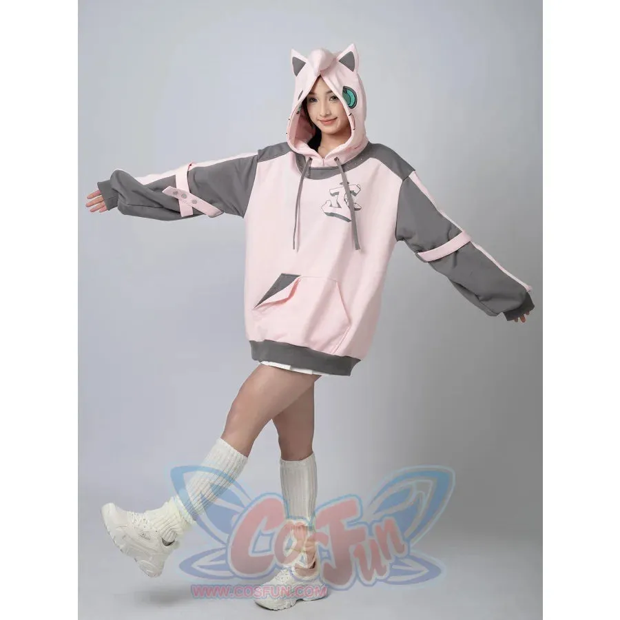 【PRE-SALE】COSFUN Original Dreamy Melody Pink Cosplay Full Zip Hoodie A00007