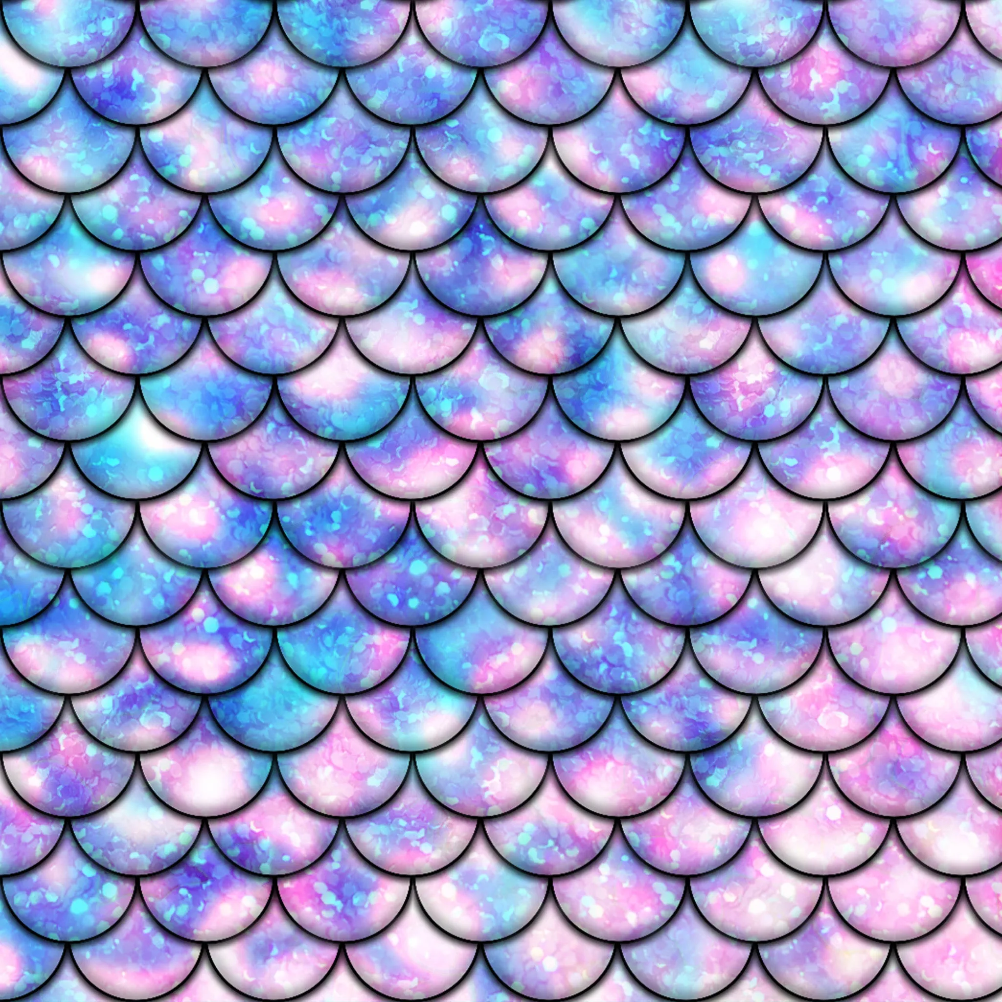 Printed Vinyl,Patterned Vinyl,HTV Prints,Vinyl Print,sheet size 12"x12'',Adhesive Vinyl Sheet,Vinyl Sheet,Mermaid Tail Pattern Vinyl SKU 0168