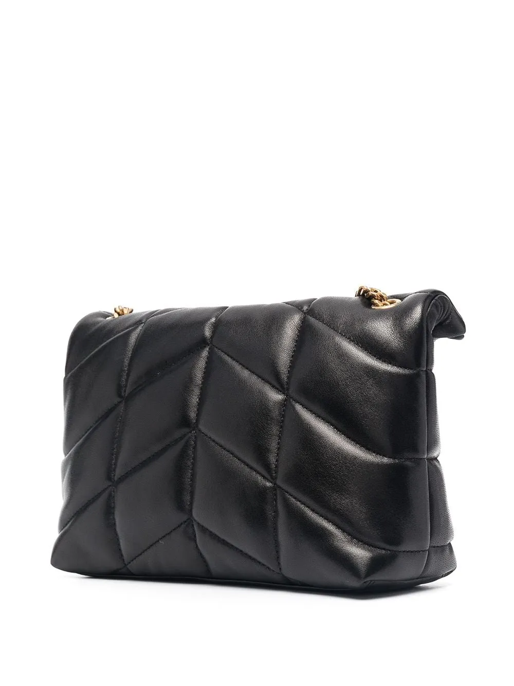 Puffer toy leather shoulder bag