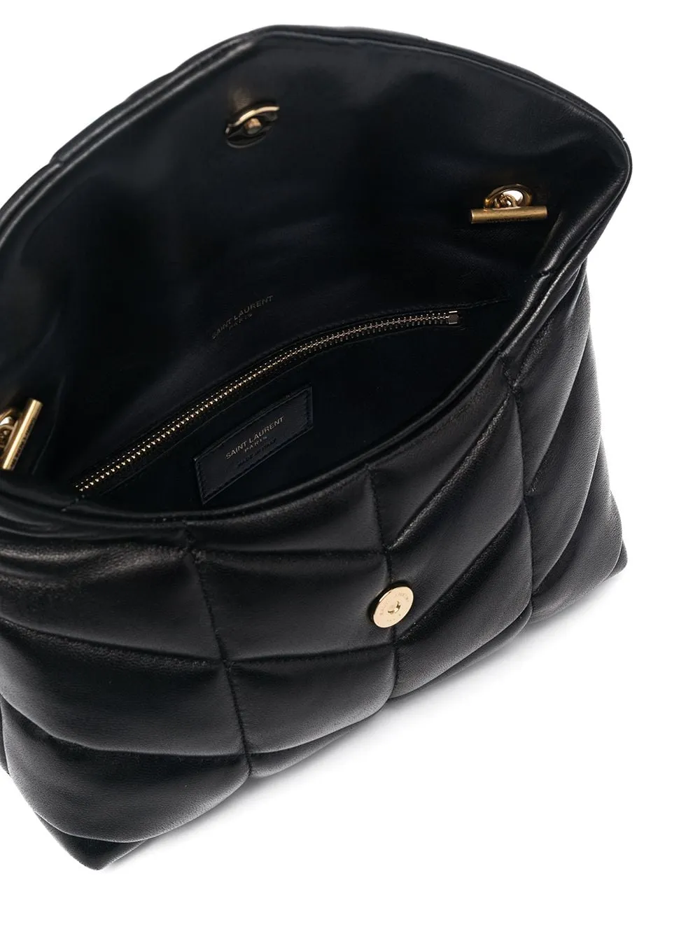 Puffer toy leather shoulder bag