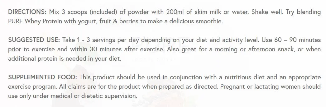 Pure Whey Protein Pouch Chocolate 500g