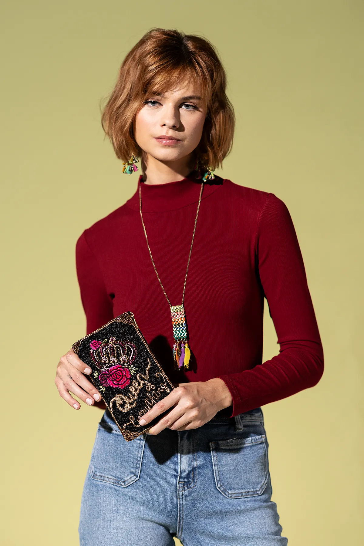Queen of Everything Crossbody Phone Bag
