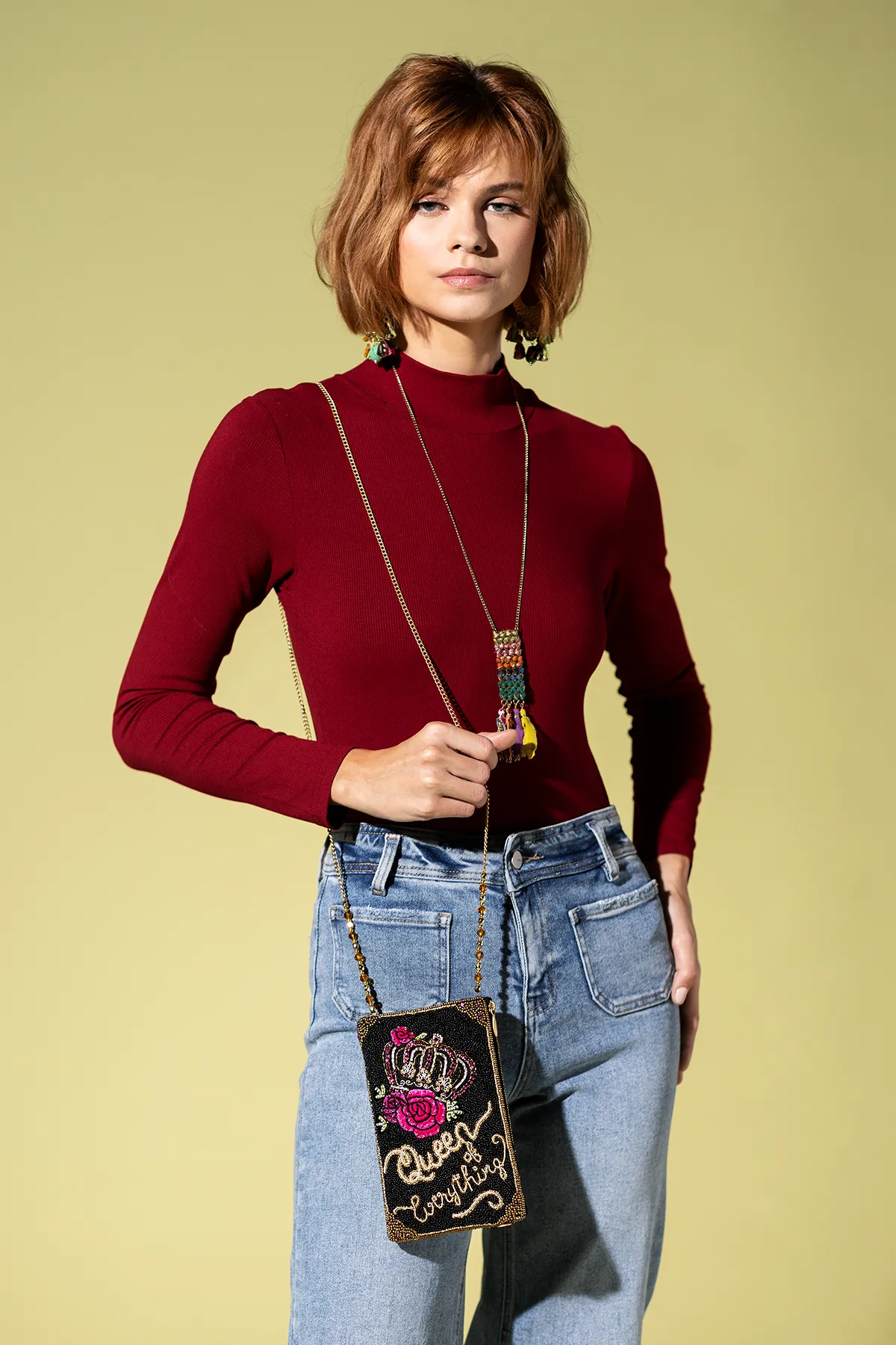 Queen of Everything Crossbody Phone Bag