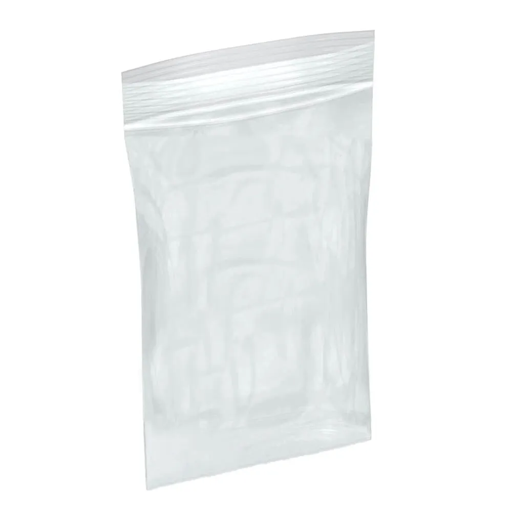 Reclosable Poly Bags - 3" x 6" - 2 Mil - 1,000 / Box - 10,000 / Case