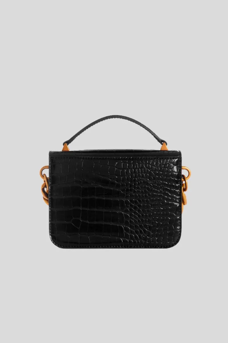 Retour Mini Top Handle Flap - Black