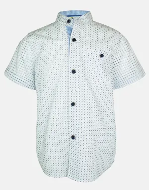 Reuben: White textured shirt