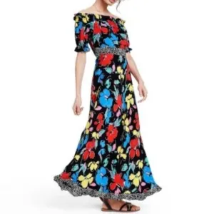 Rixo X Target Floral Off Shoulder Dress