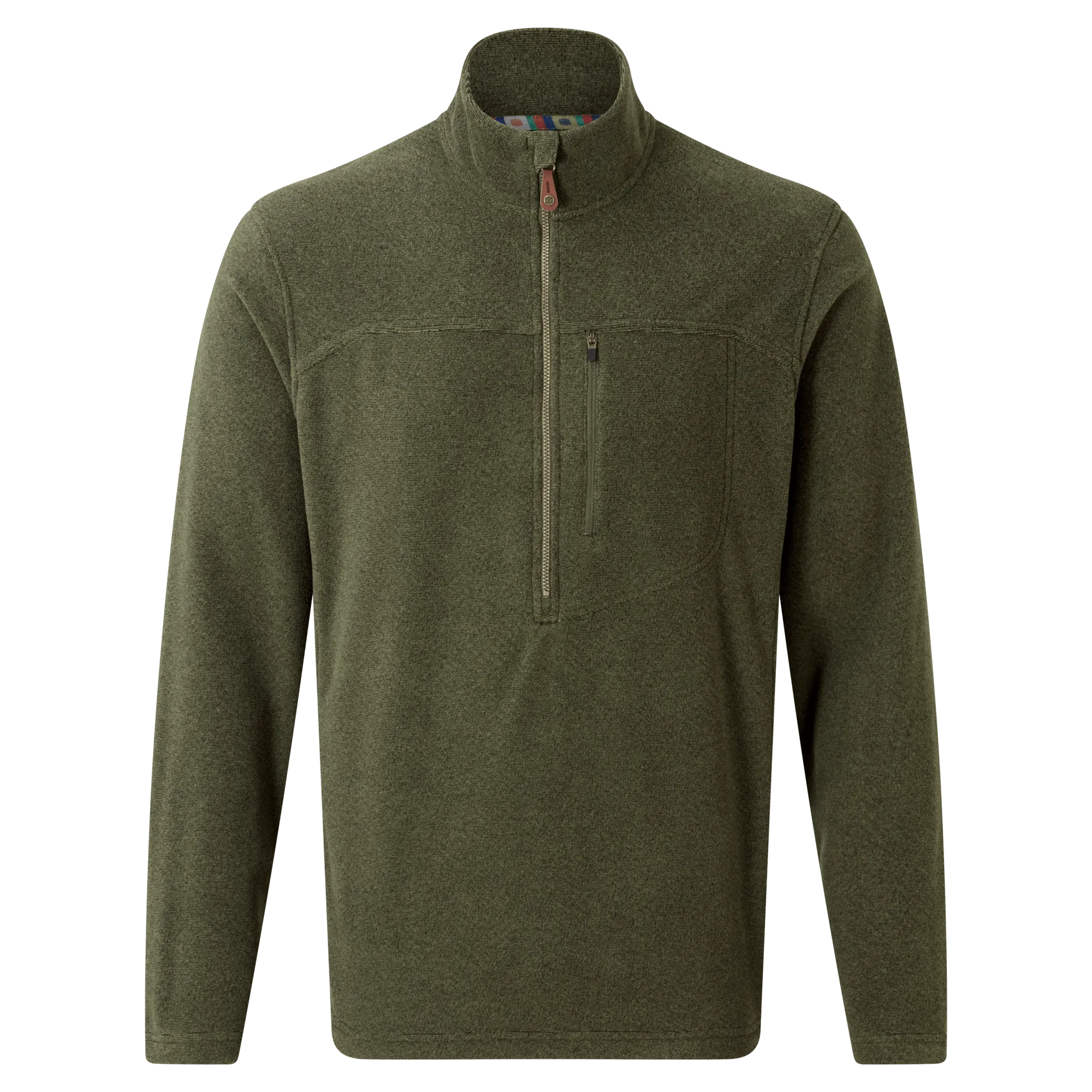 Rolpa Zip T-Shirt - Evergreen