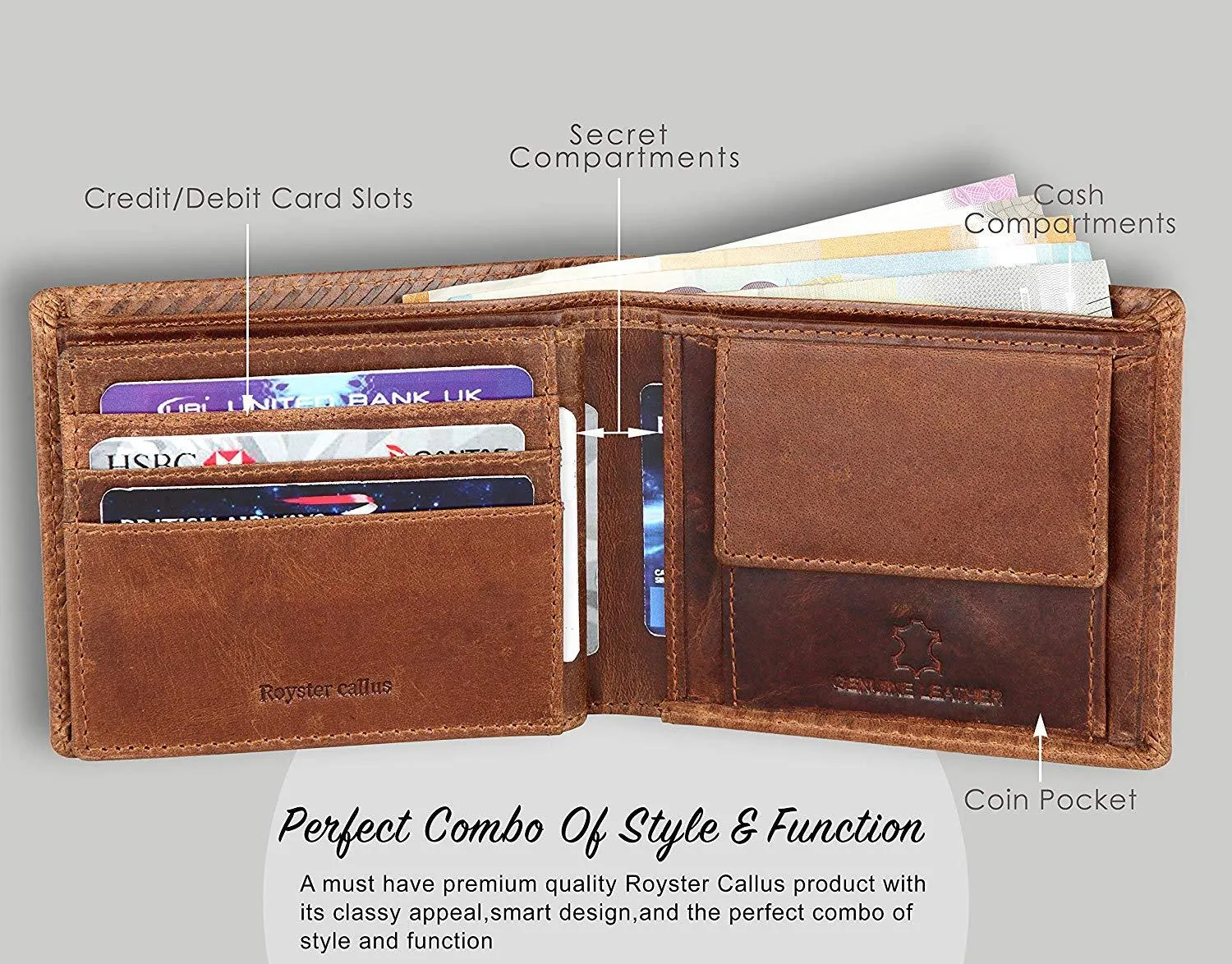 Royster Callus Tan Men's Wallet