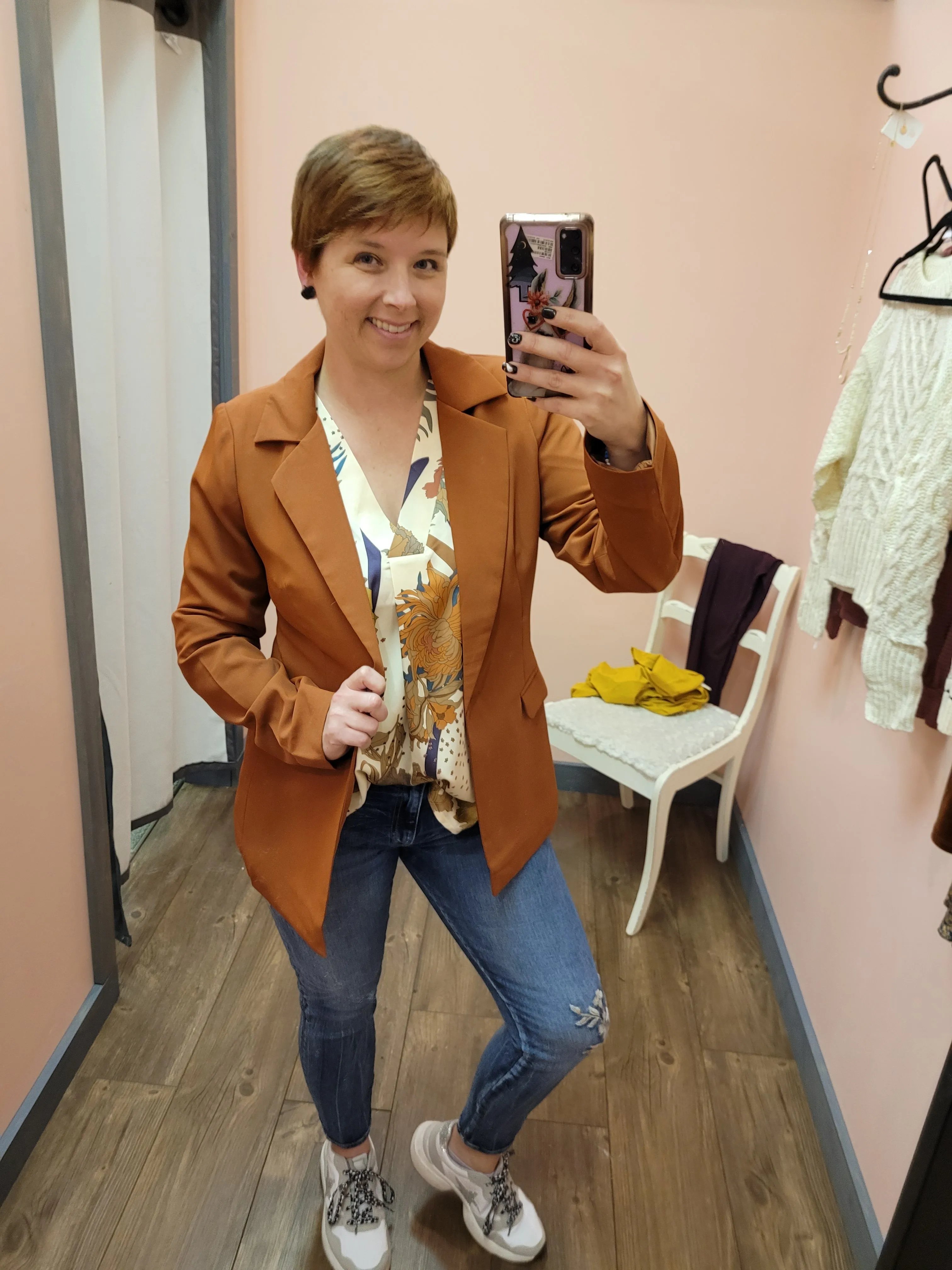 Rust is the New Black Blazer