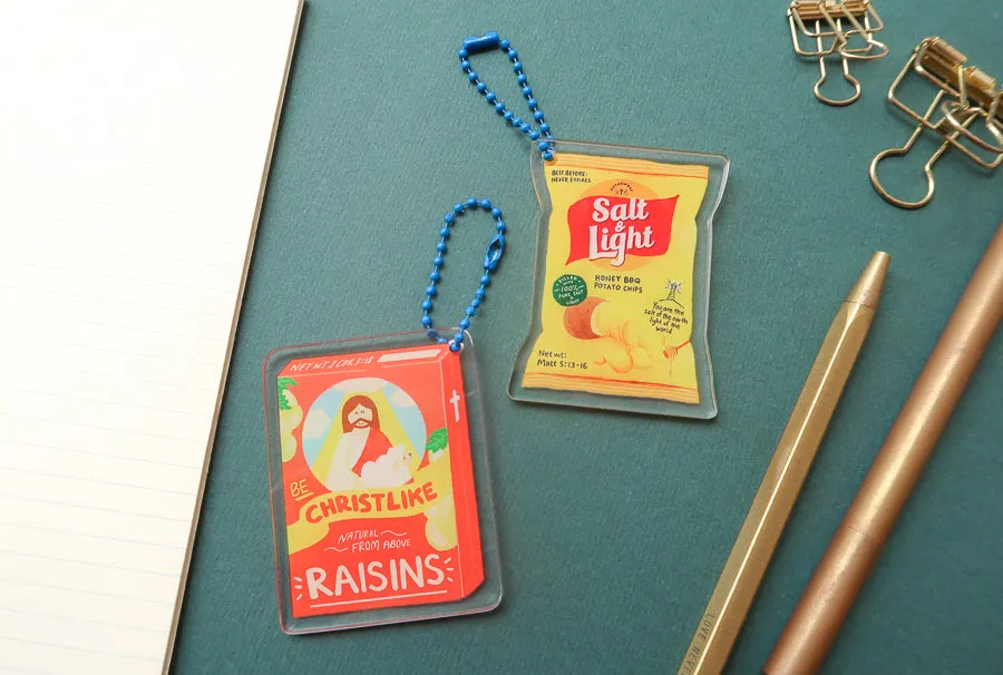 Salt & Light Chips {Acrylic Keychain}