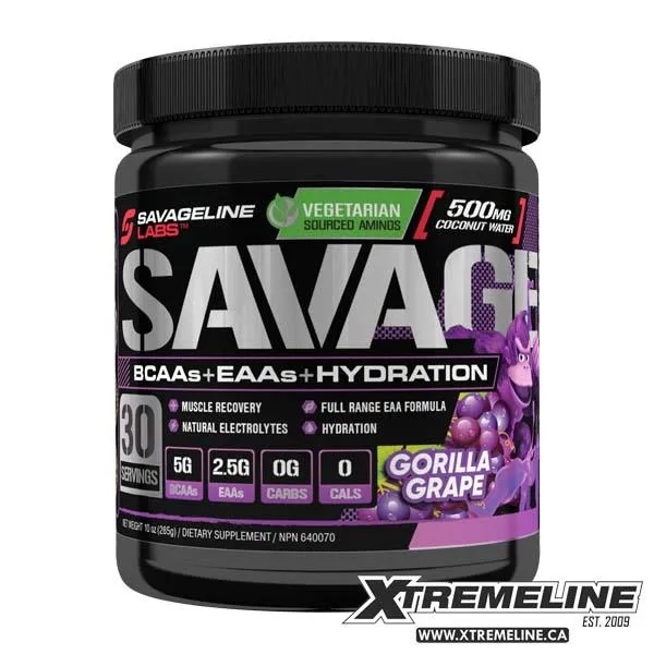 Savage Line Labs BCAAs   EAAs   Hydration, 30 Servings