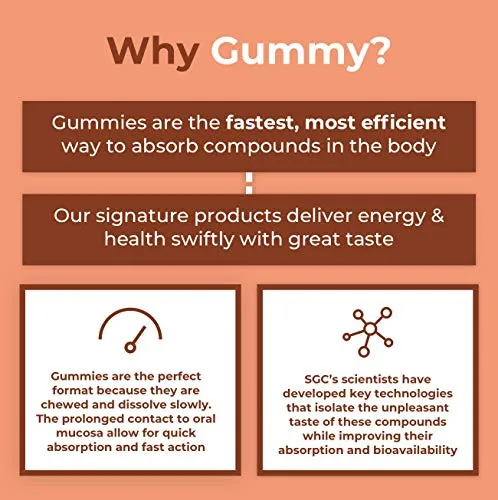 Seattle Gummy Company Seattle Beauty Goma dorada brillante; cúrcuma, jengibre, antioxidante, vegano, sin OMG, sin gluten, todo natural