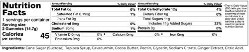 Seattle Gummy Company Seattle Beauty Goma dorada brillante; cúrcuma, jengibre, antioxidante, vegano, sin OMG, sin gluten, todo natural