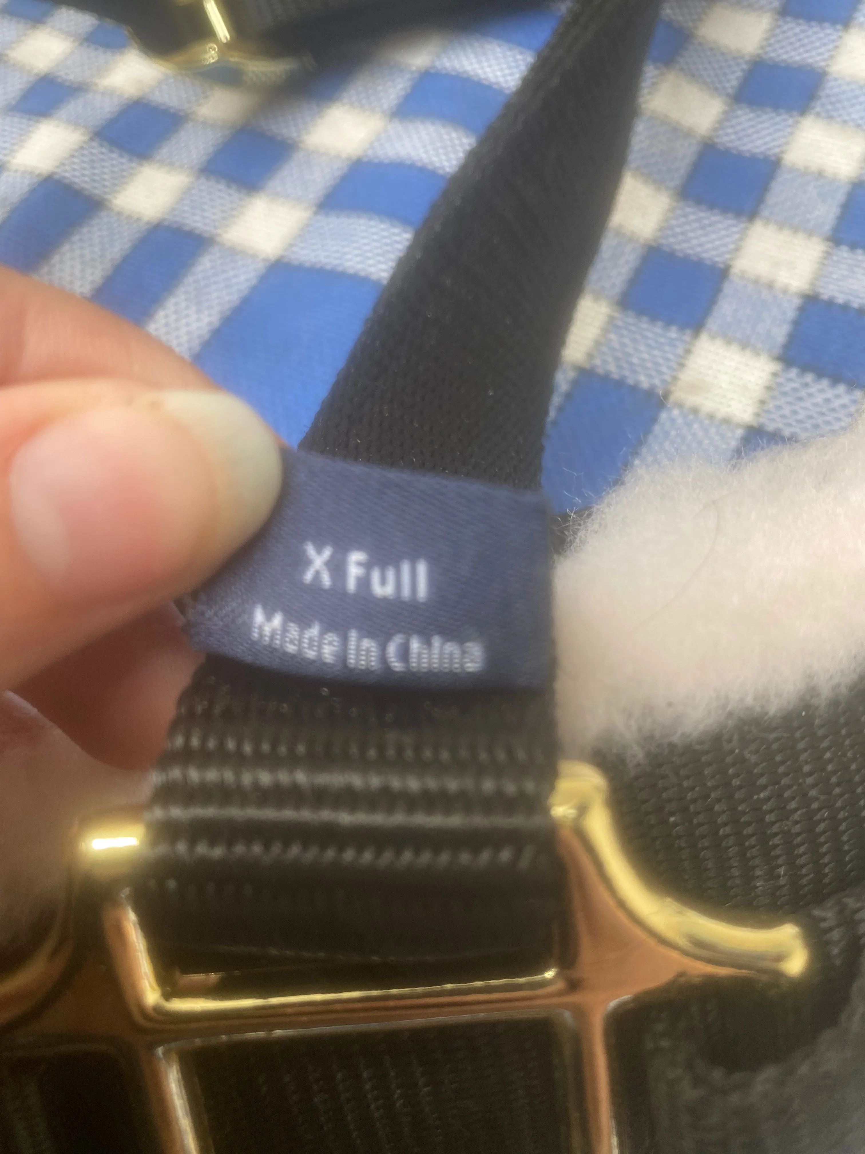 Shires black with brass cavesson headcollar