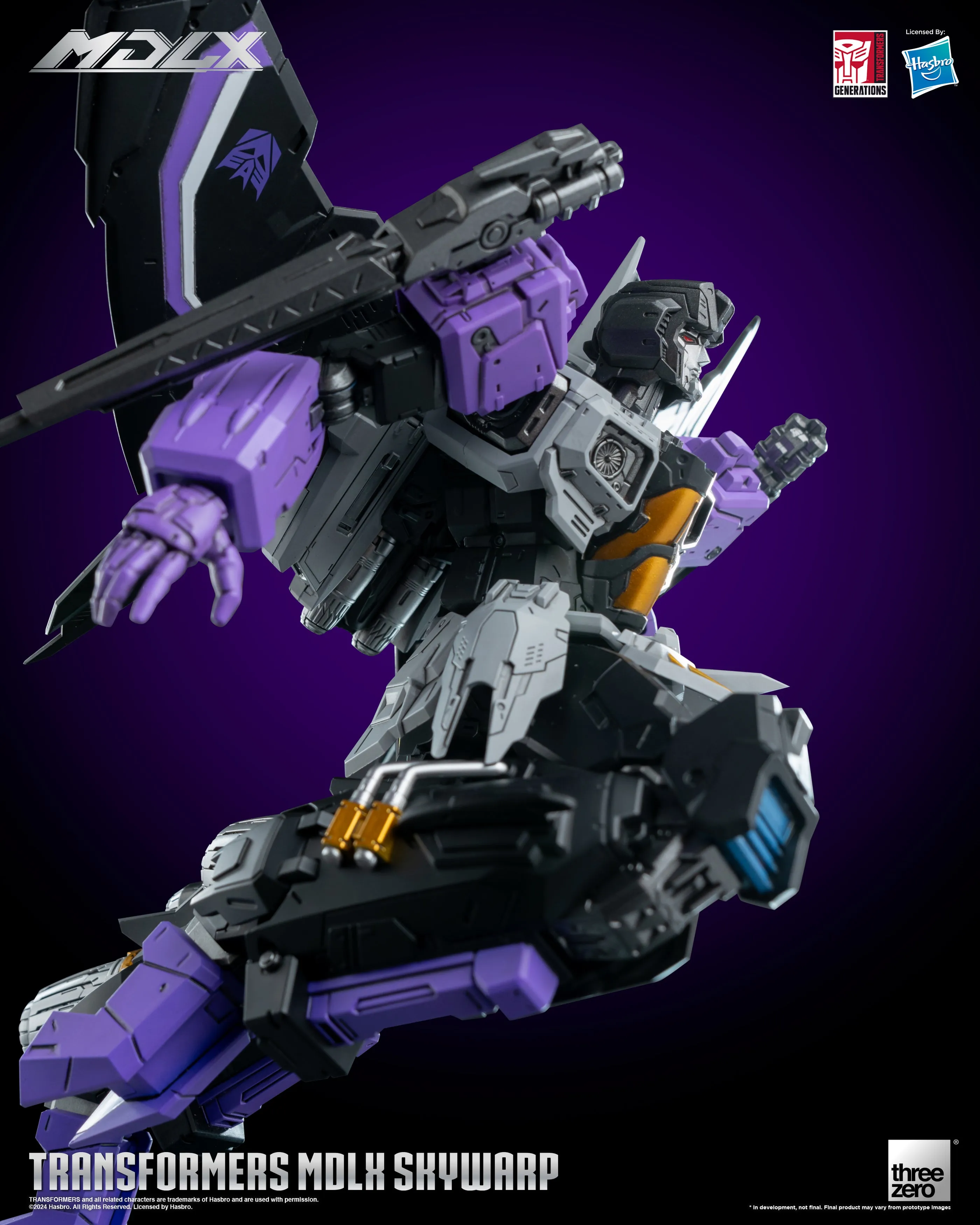 Skywarp Transformers MDLX Action Figure