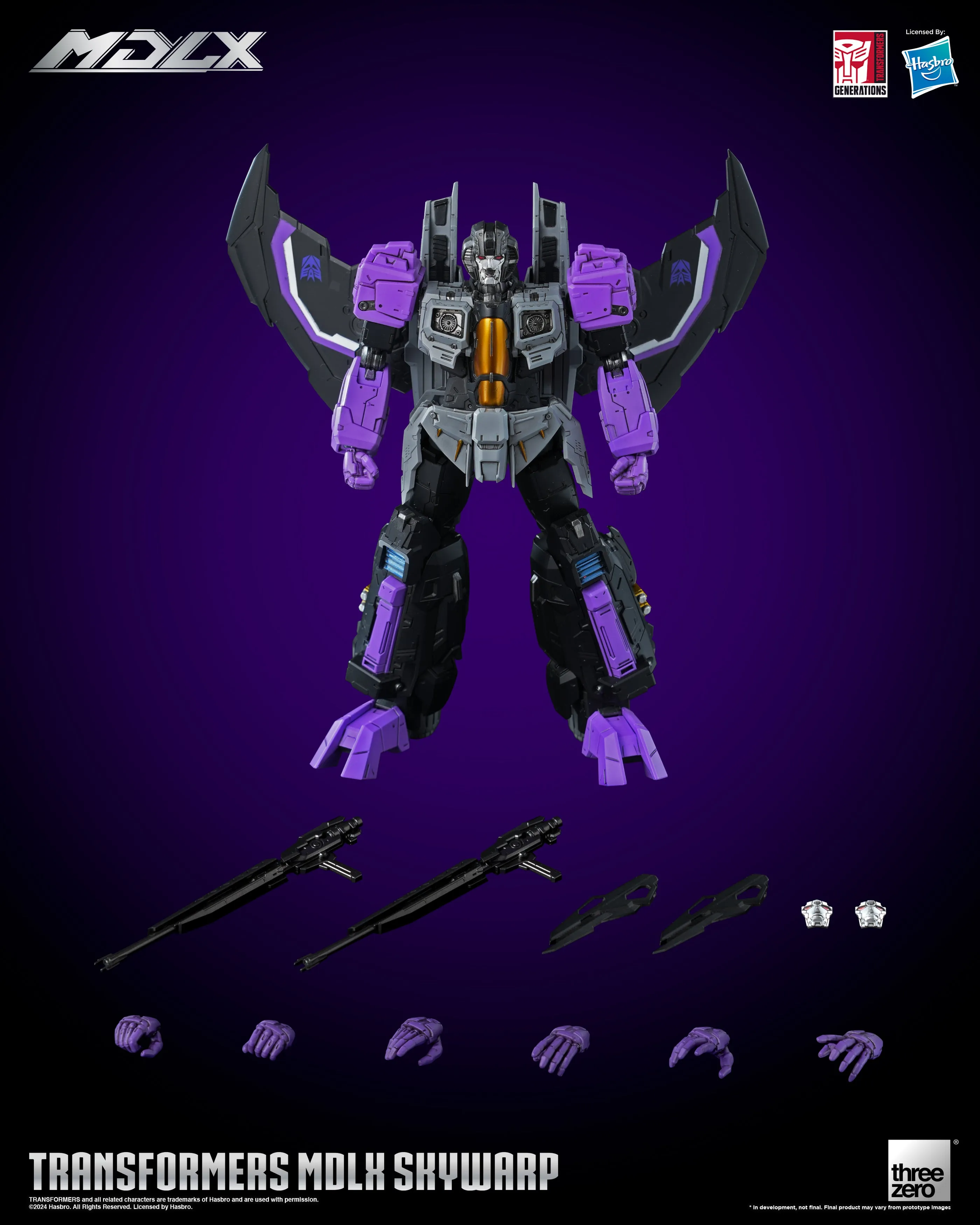 Skywarp Transformers MDLX Action Figure