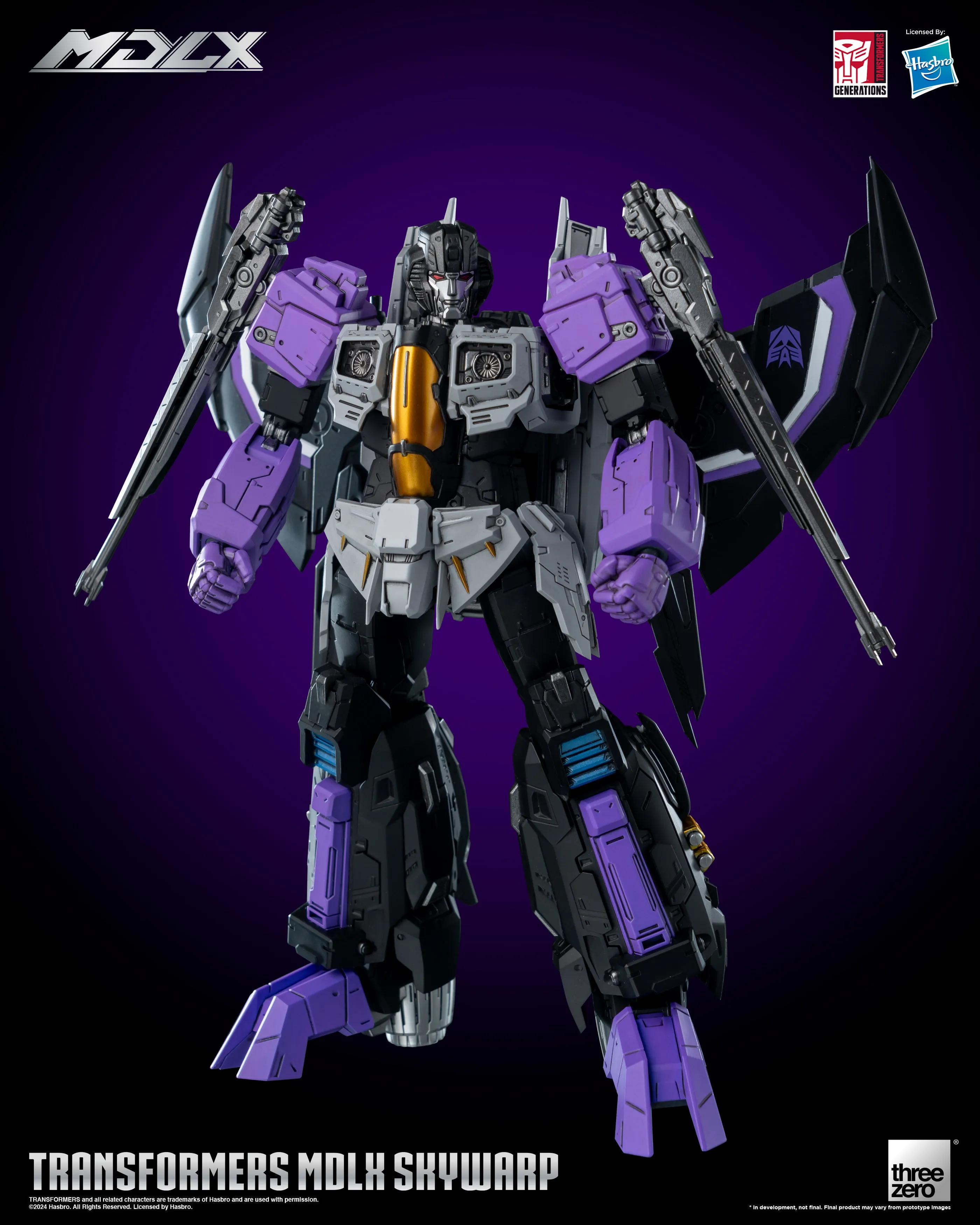 Skywarp Transformers MDLX Action Figure