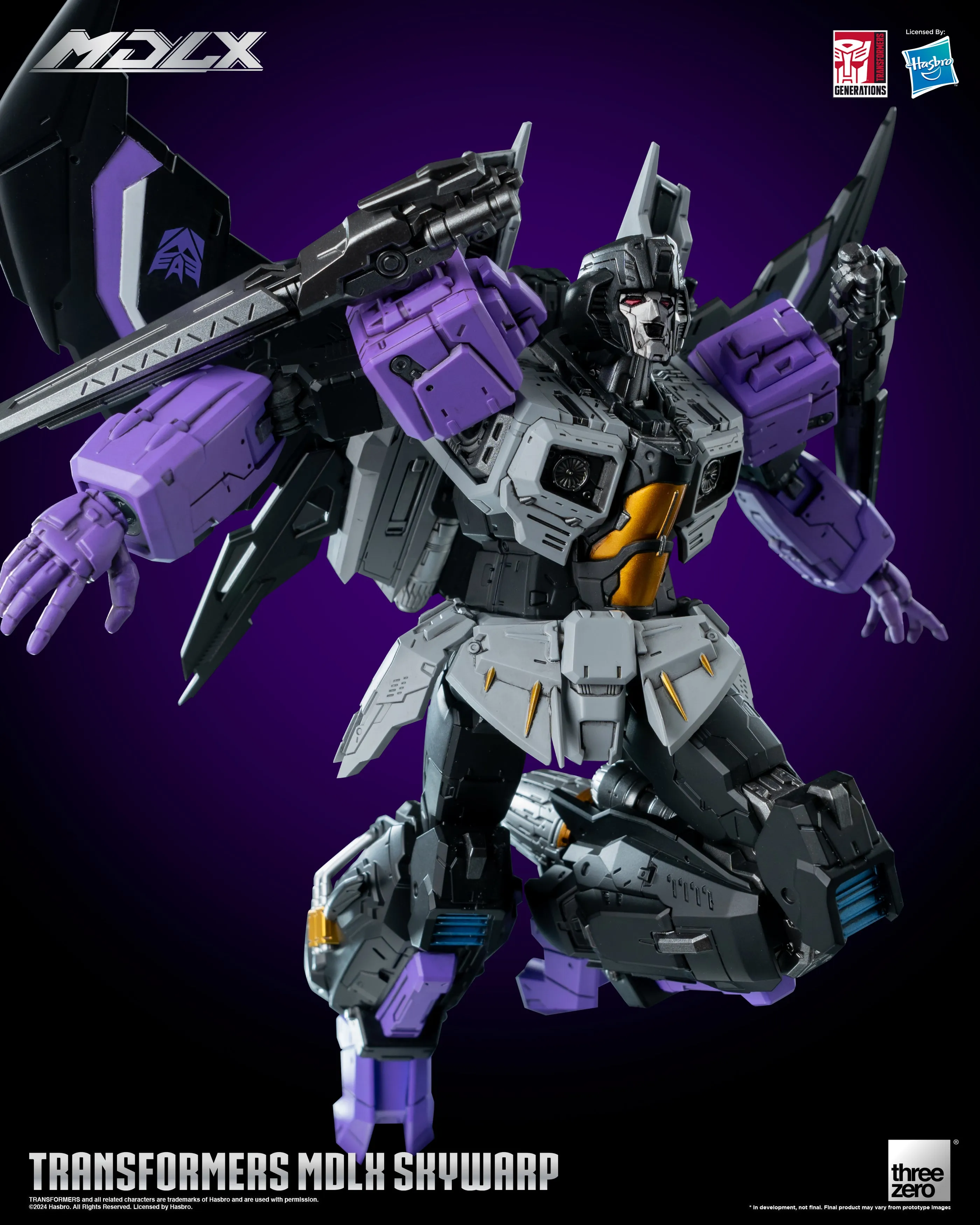 Skywarp Transformers MDLX Action Figure