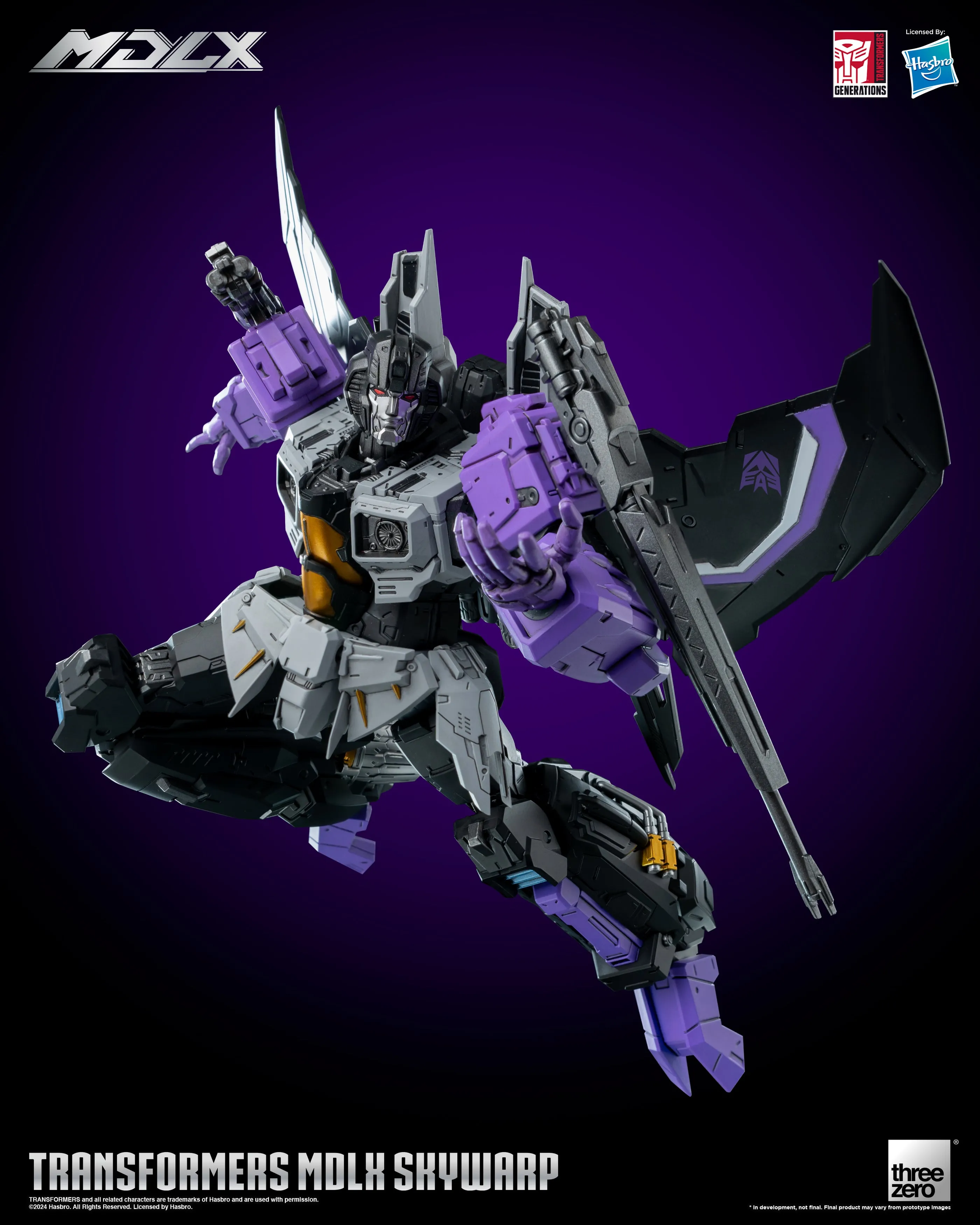 Skywarp Transformers MDLX Action Figure